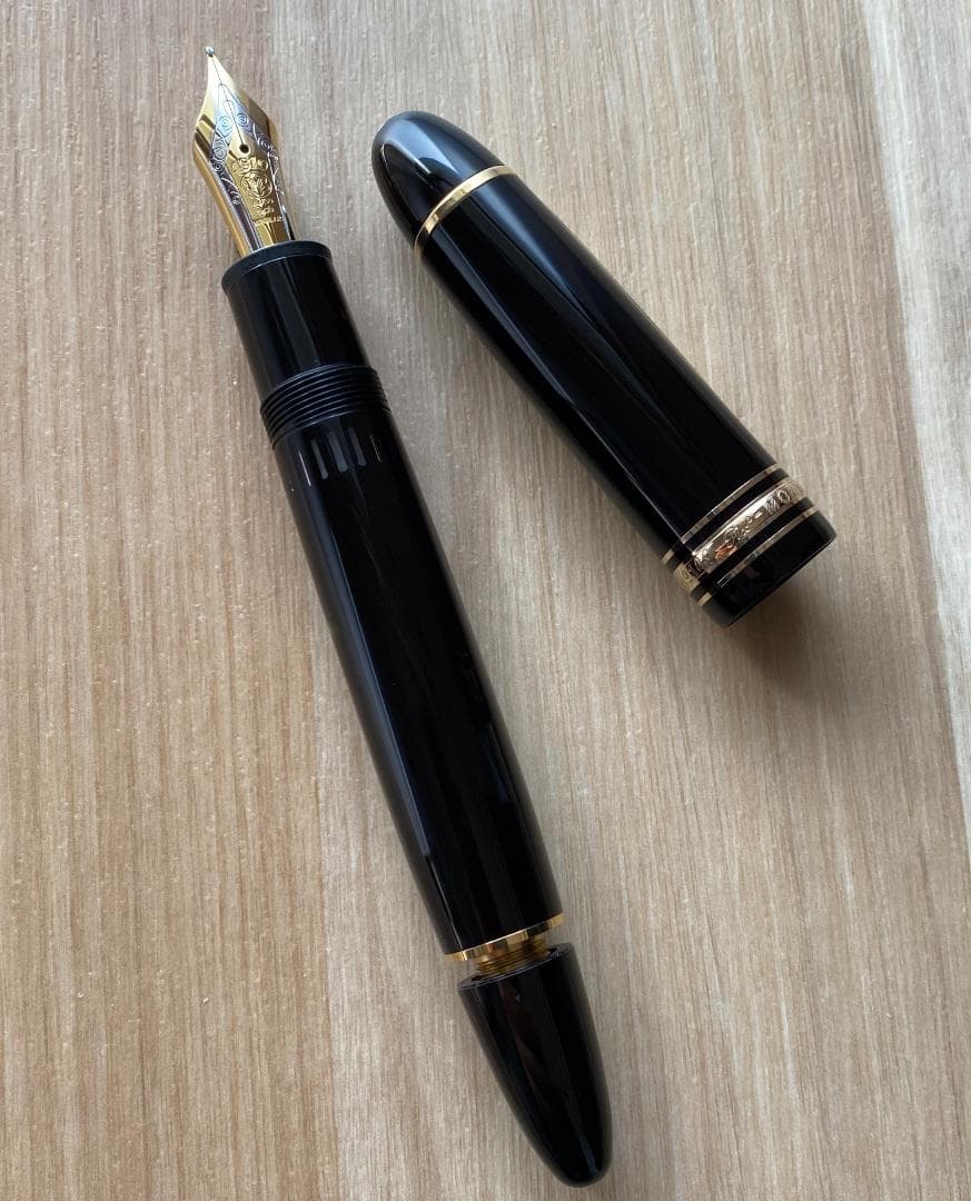 超美品　現行品 モンブラン 149 18K 中字 Au750 吸入式 万年筆