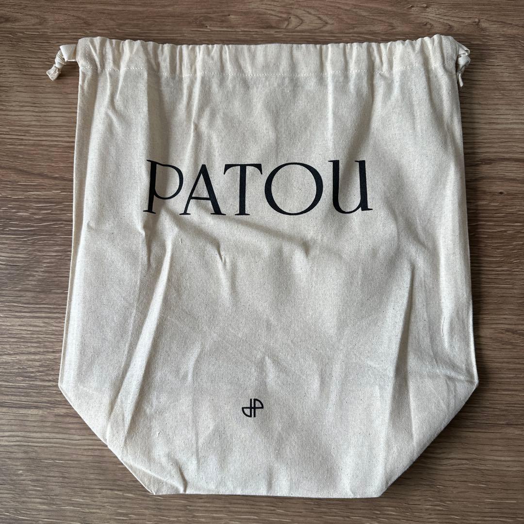 新品 PATOU ラフィア アイコニック バケットバッグ
