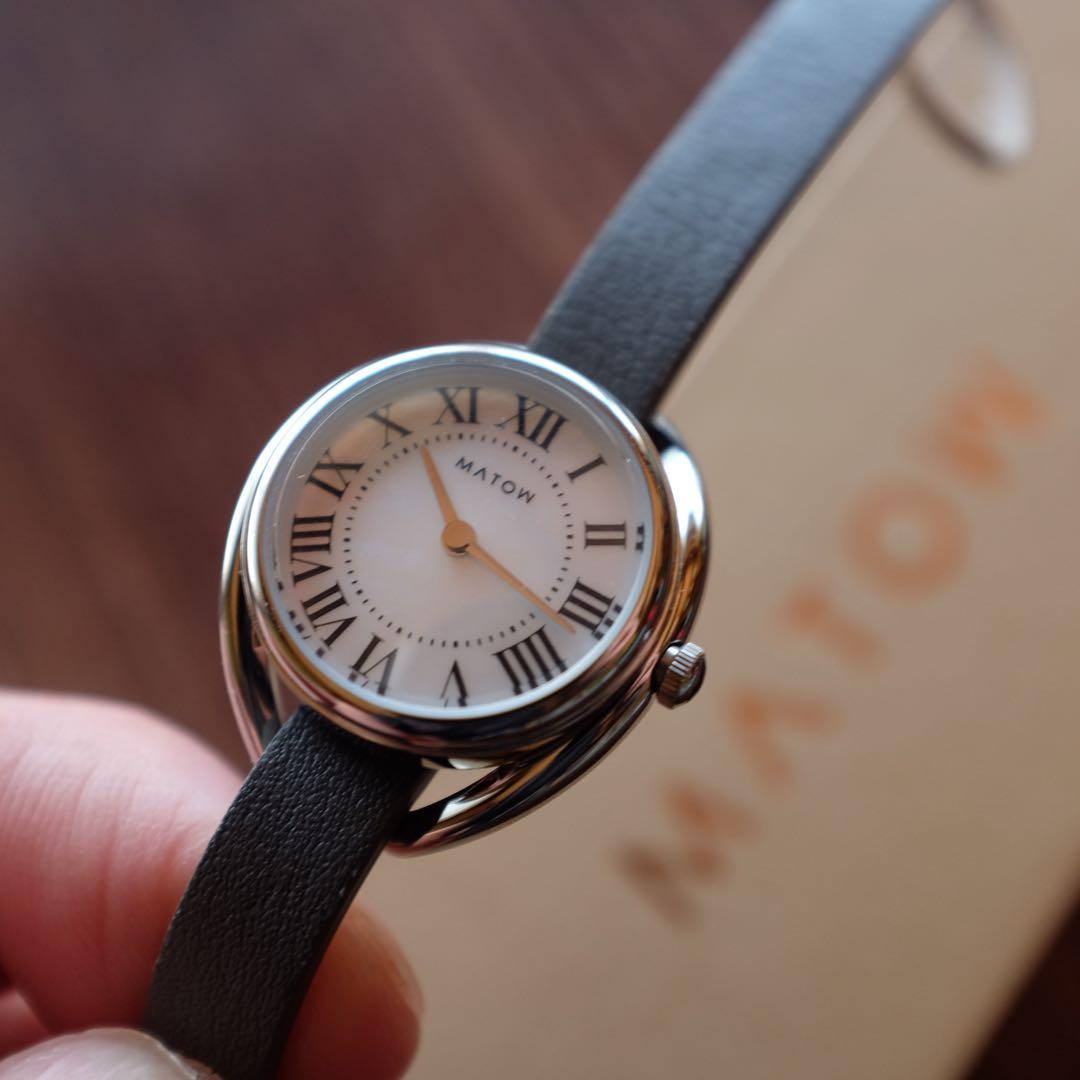 【美品】MATOW マトウ 腕時計 Shiki 白亜 ソーラー電池