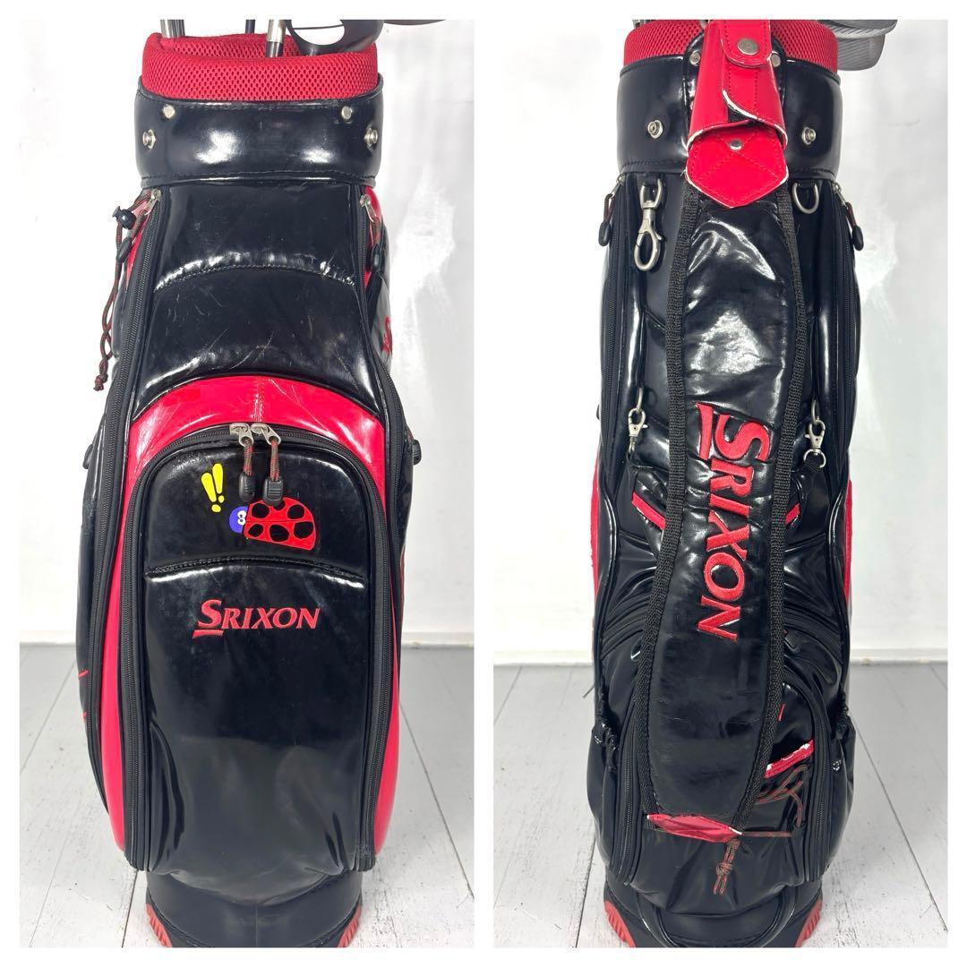 本格派 メンズゴルフクラブ 14本 フルセット スリクソン　キャディバッグ