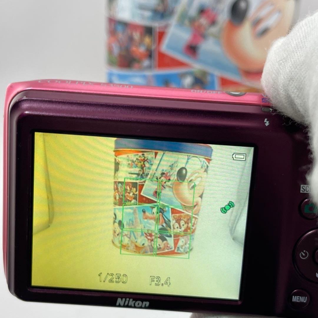 実写美⭕️【動作確認済】Nikon COOLPIX S3500 ピンク
