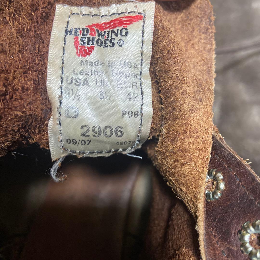 【廃盤】REDWING 2906 9½D ラインマン