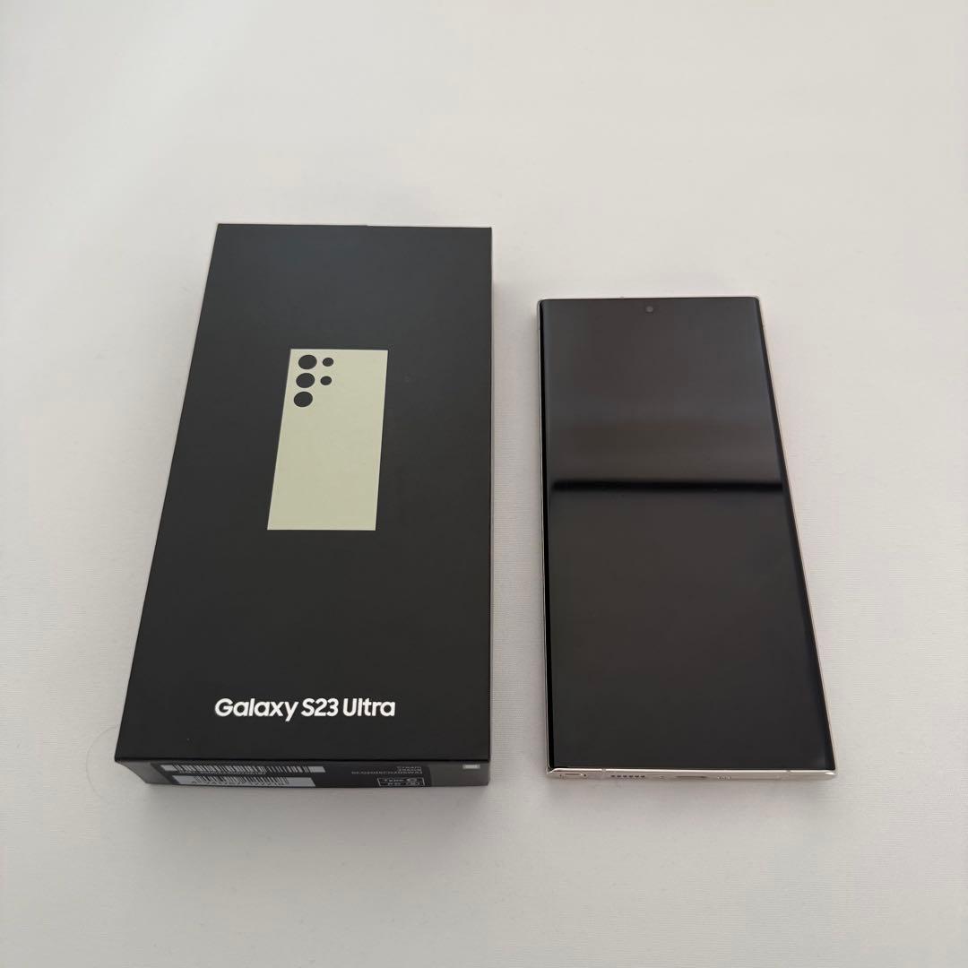 GALAXYs23ウルトラ 256GB クリーム SIMフリー
