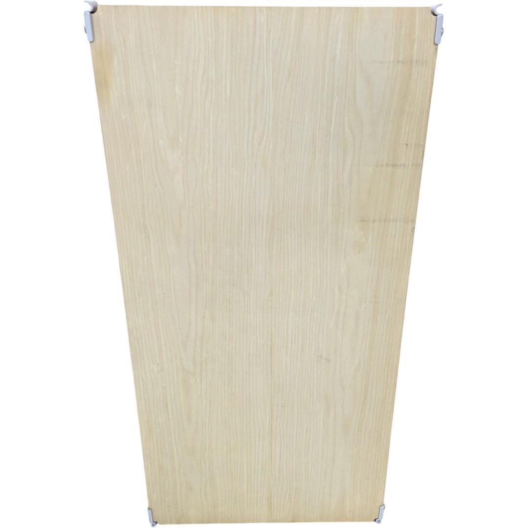 訳あり 無印良品 ステンレスユニットシェルフ オーク材棚セット ワイド・中