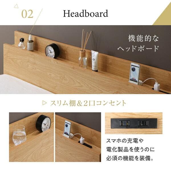 すのこベッド　シングル【マットレス付き】送料込み！最安値！【ナチュラル】