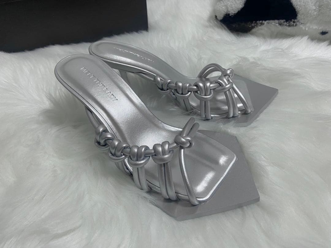 靴 tie wrap mule/melt the lady