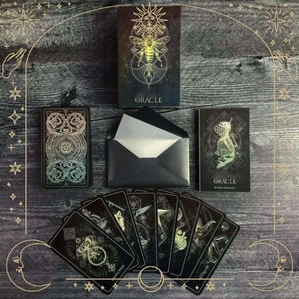★正規品オラクルカード★洗練されたシックな魔法の護符のオラクル／ブラックエッジ