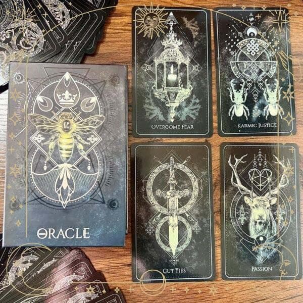 ★正規品オラクルカード★洗練されたシックな魔法の護符のオラクル／ブラックエッジ