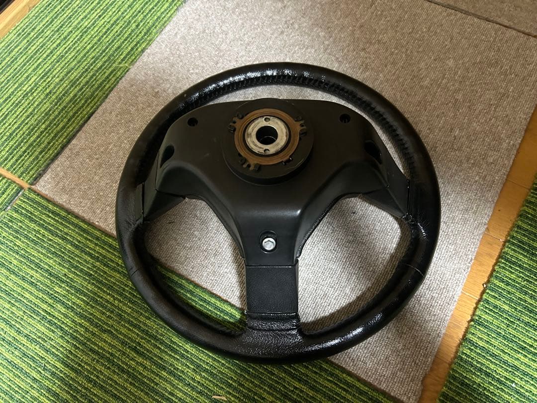 TOYOTA mr2 aw11 MR-2 純正レザー　ステアリング　極上品 美品