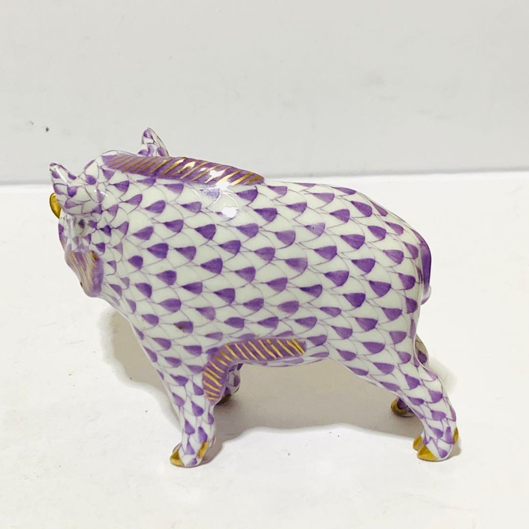 美品　ヘレンド　干支　イノシシ　フィギュリン