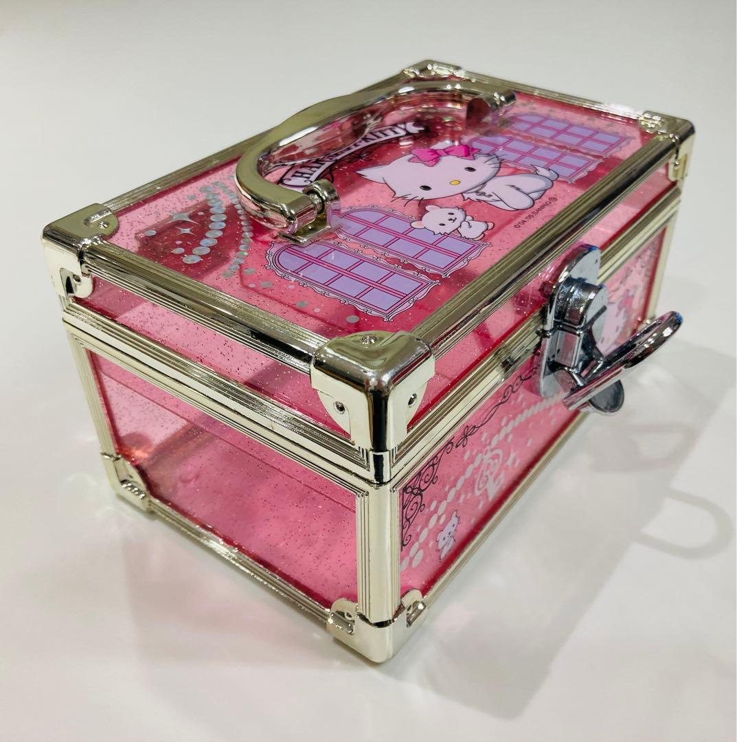 【美品】チャーミーキティ ✨️レア✨️ バニティケース 2005 レア ピンク ラメ