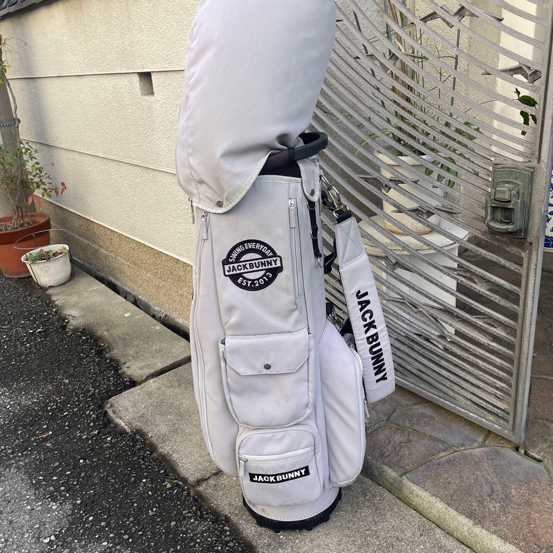 JACK BUNNY キャディバッグ ホワイト
