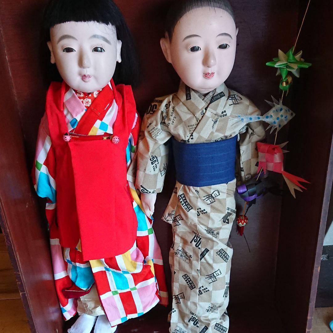 抱き人形、昭和初期、大正市松、特大