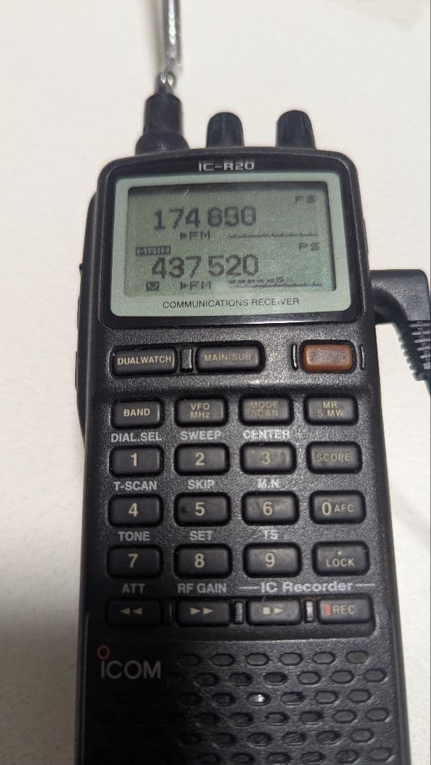 わわわ。【入手困難！】アイコム広帯域ハンディ受信機IC-R20