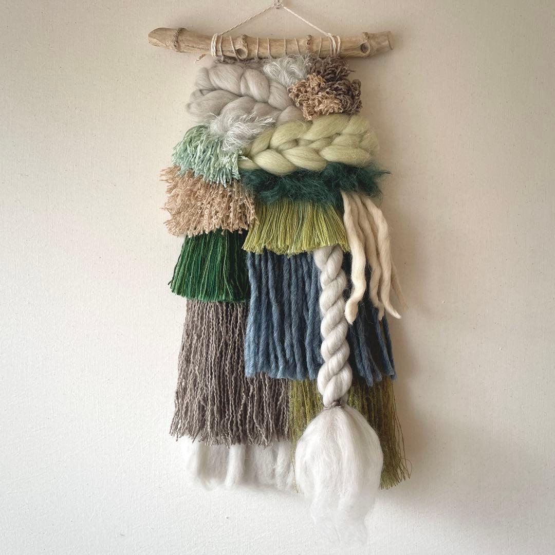 【一点もの】　ウィービング タペストリー 『In the forest, v.』