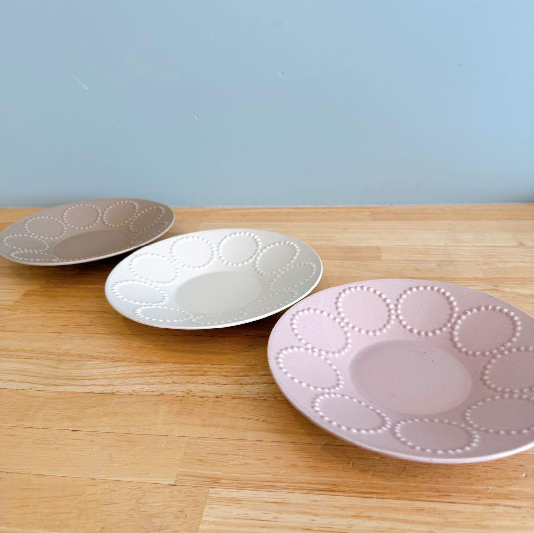 ミナペルホネン　タンバリンプレート小　３色セット