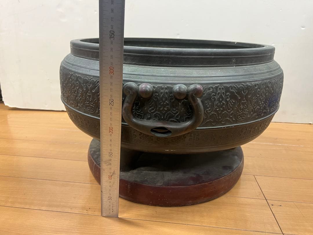 超大銅火鉢　￼直径52cm ￼￼送料込み