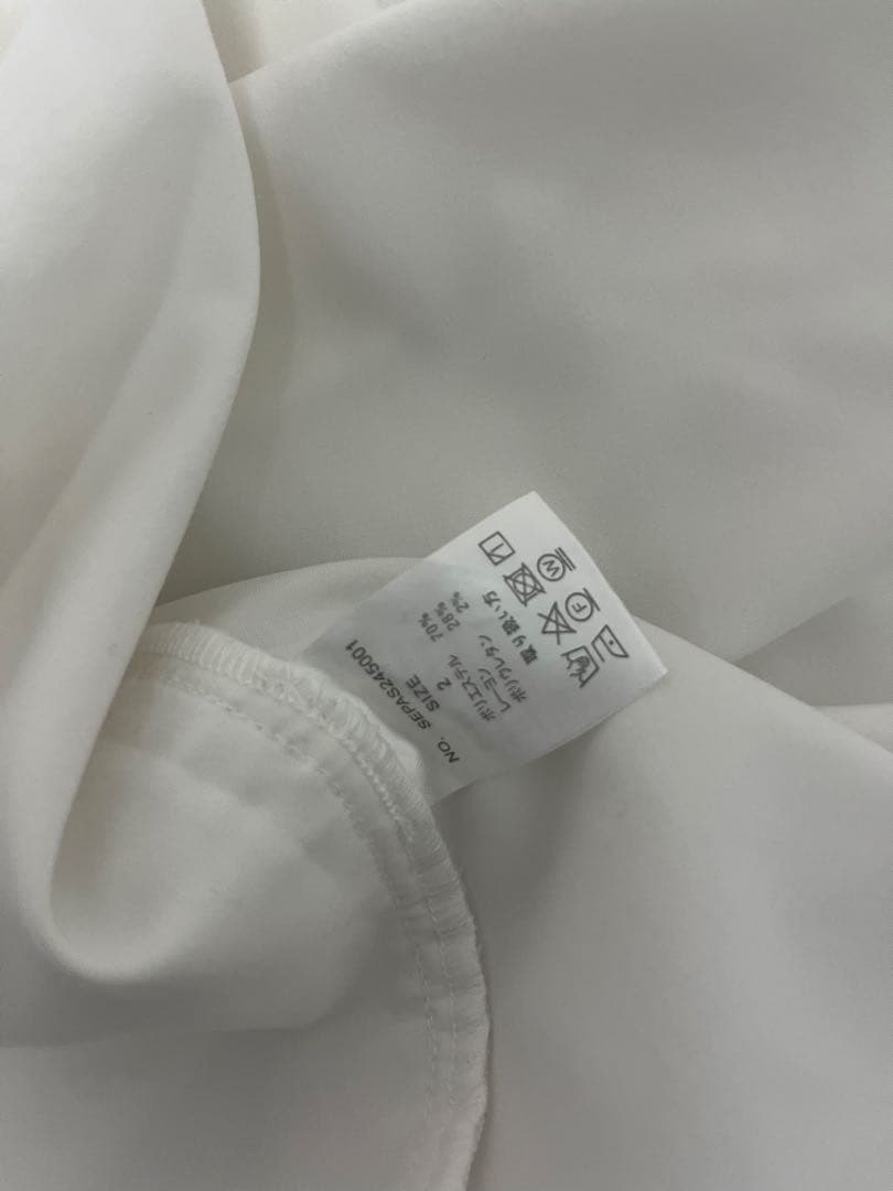 seyto サイズ2 / ロングフリルビックカラーシャツ