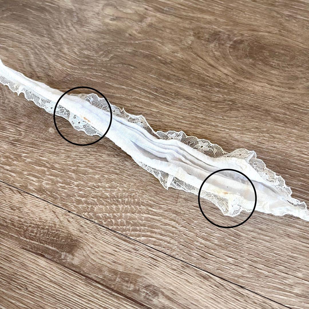 さえら レース エプロン ヴィンテージ チュール