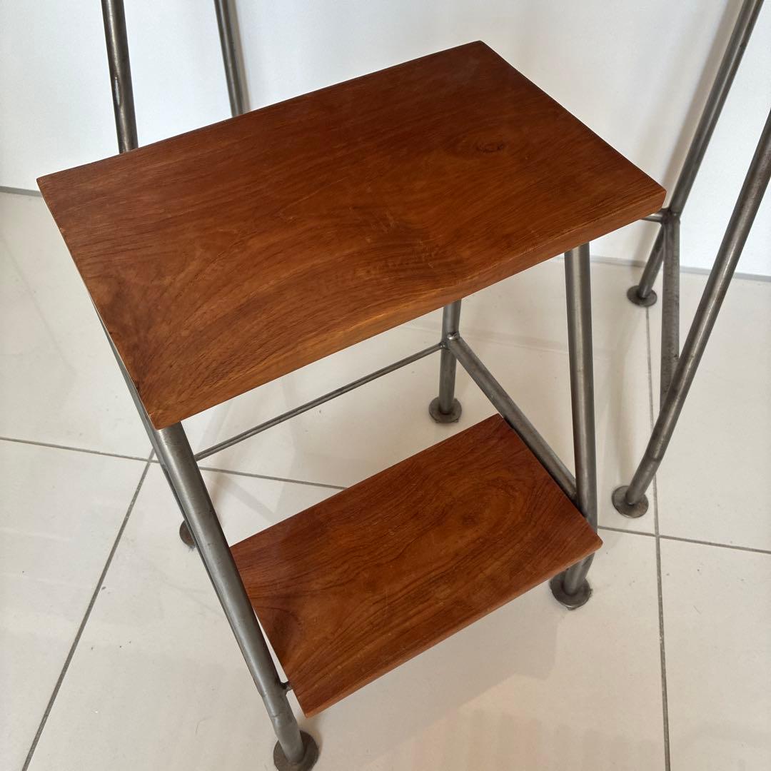 チーク材 無垢材 ヴィンテージデスク / 作業台 / コンソールテーブル