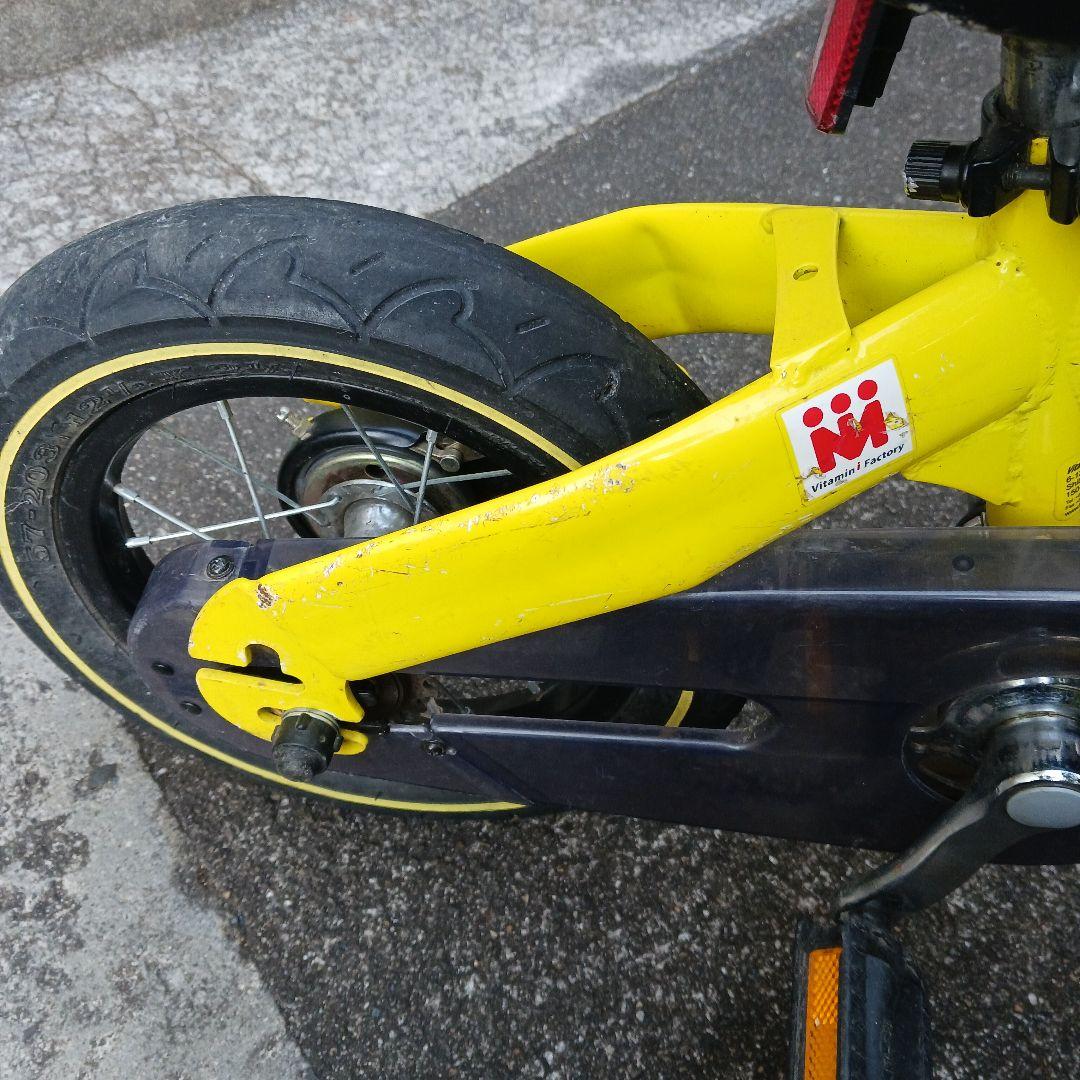 へんしんバイク　12インチ　イエロー　スタンド付き　工具付き　仙台