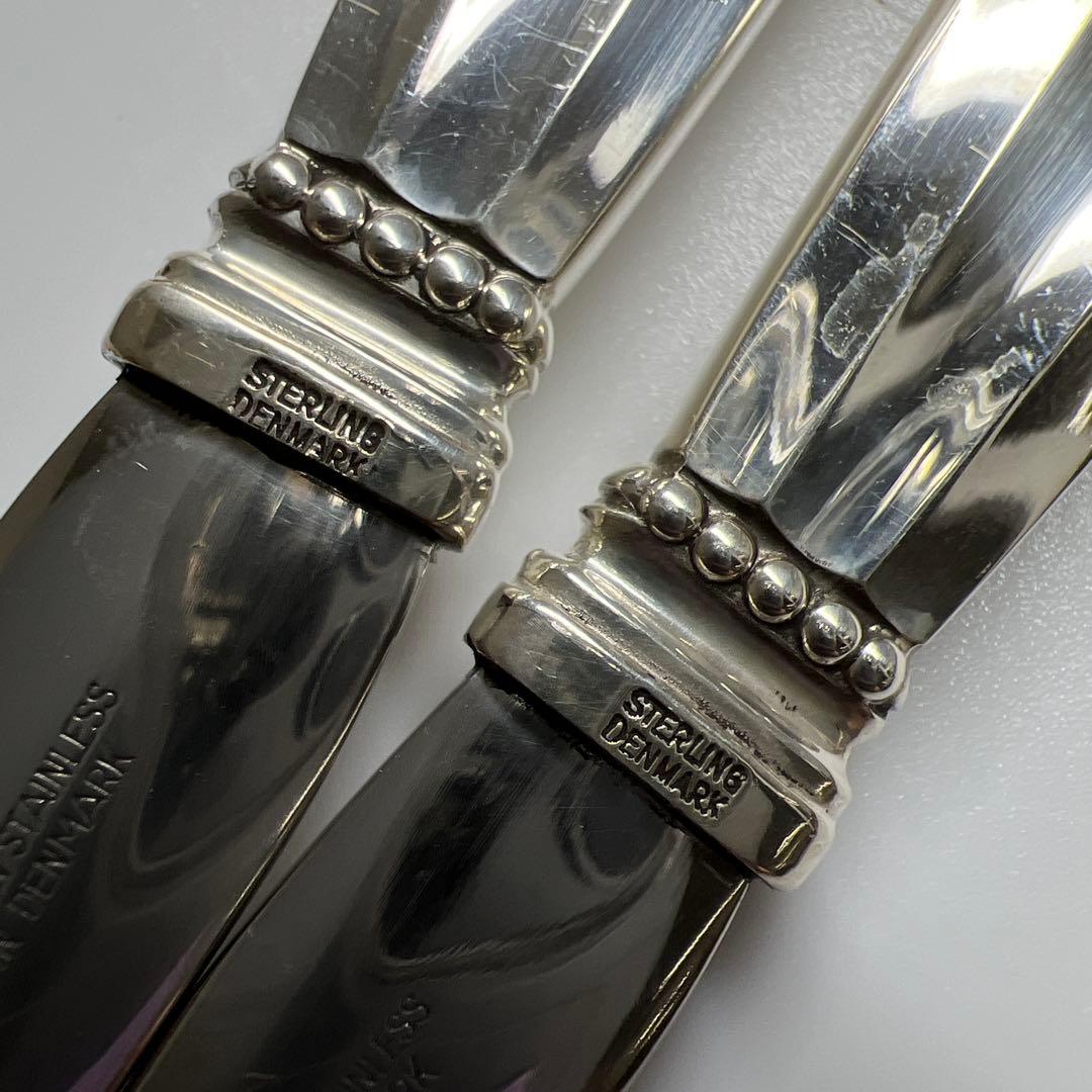 ジョージジェンセン　スプーン2本Sterling178g 東Y7-0917⭐︎2F