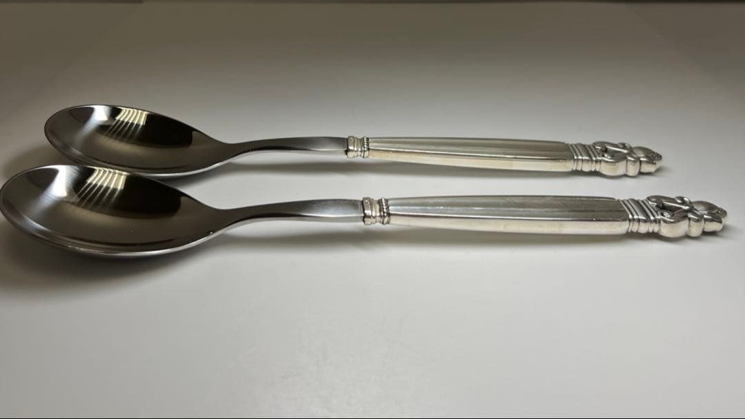 ジョージジェンセン　スプーン2本Sterling178g 東Y7-0917⭐︎2F