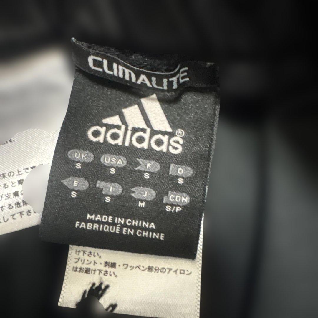 TIti⭐︎アディダス 希少★セットアップ シルバー三本ライン レザー風　M