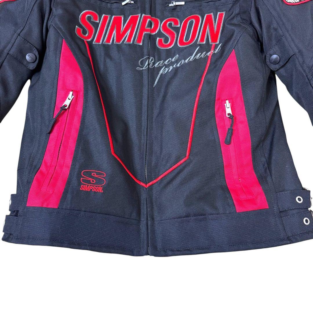 極美品 SIMPSONシンプソン 60周年記念ジャケット プロテクター有 M