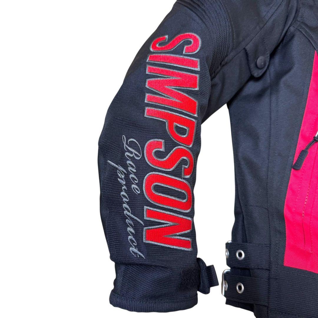 極美品 SIMPSONシンプソン 60周年記念ジャケット プロテクター有 M