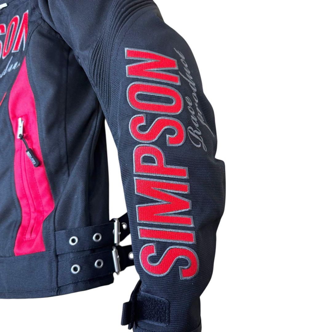 極美品 SIMPSONシンプソン 60周年記念ジャケット プロテクター有 M
