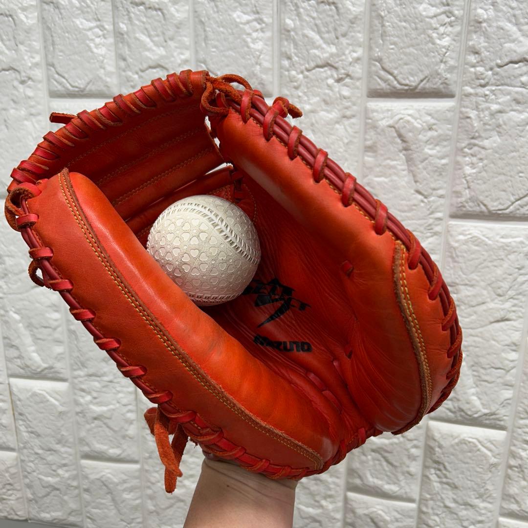 【美品】野球 グローブ 軟式 一般 キャッチャーミット ミズノ セレクト9