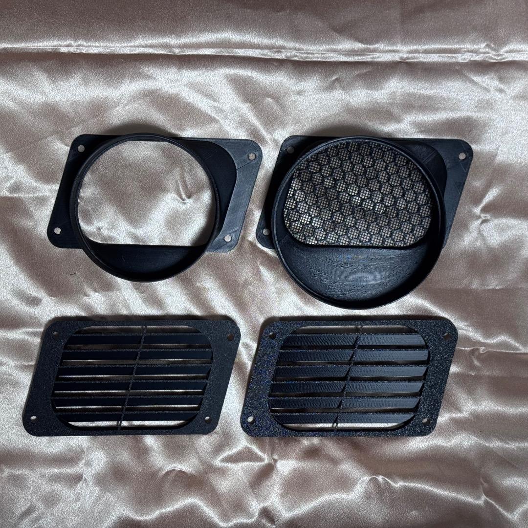 エコフローECOFLOW WAVE2,3専用ダクト取付用パーツ 運転席ドア用