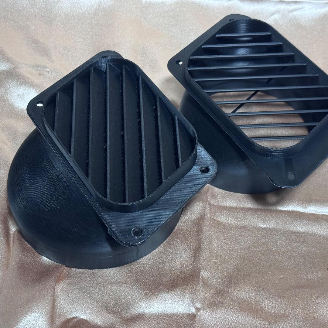 エコフローECOFLOW WAVE2,3専用ダクト取付用パーツ 運転席ドア用