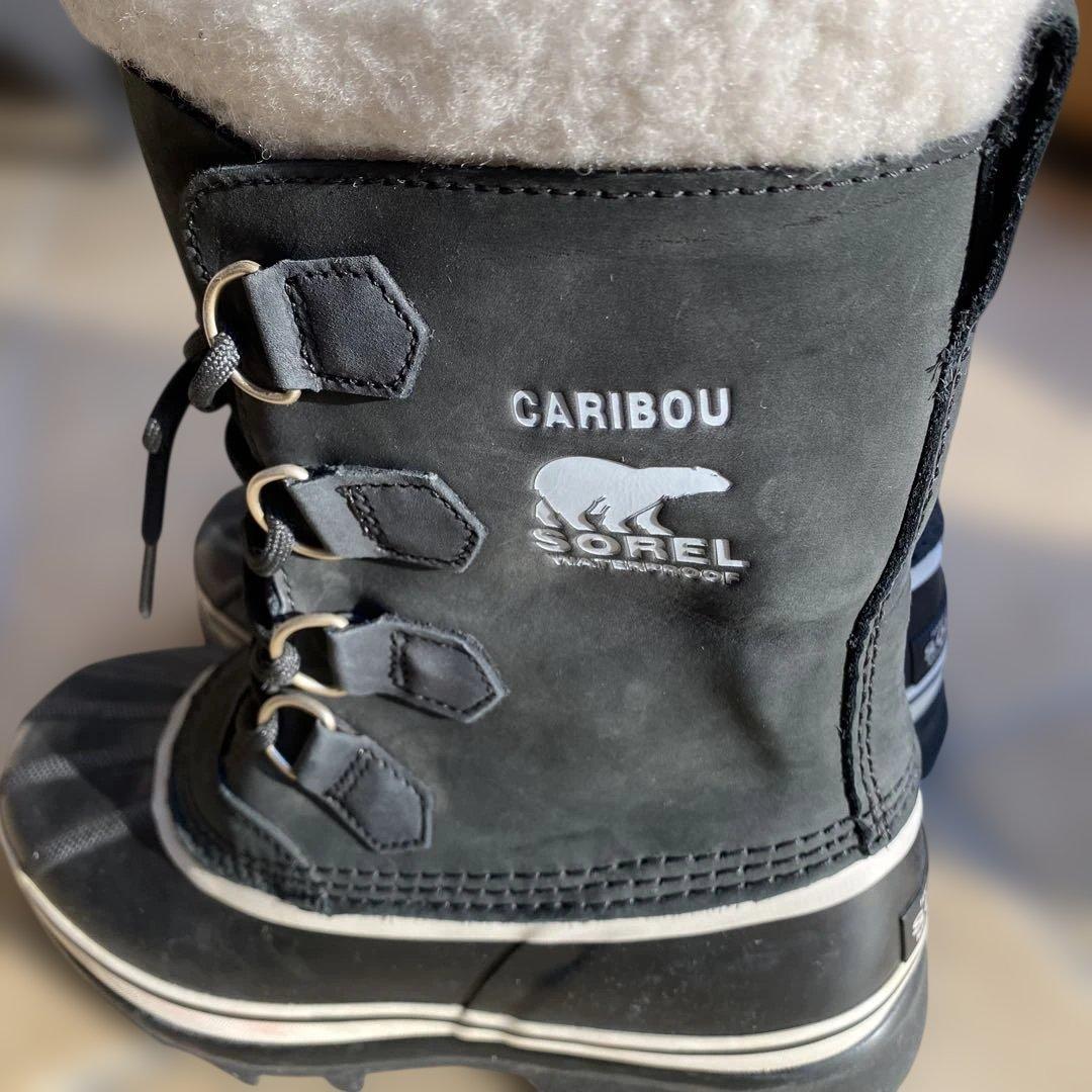 SOREL CARIBOU ブラックブーツ