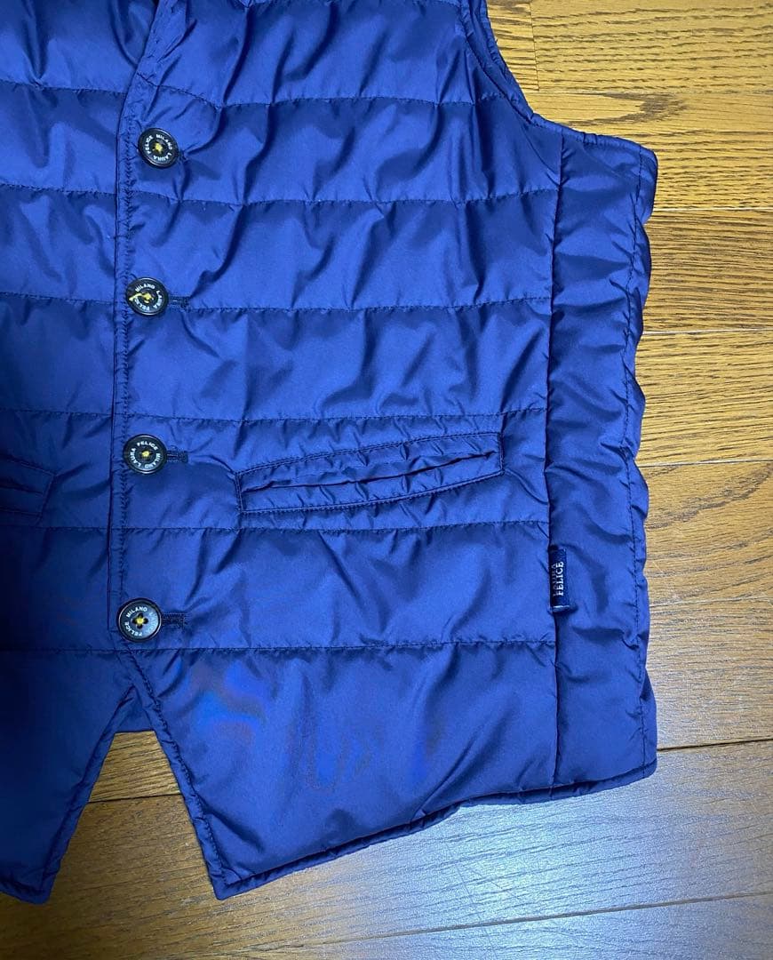 中綿ベスト ラウラフィリーチェ ゴルフ 切替デザイン