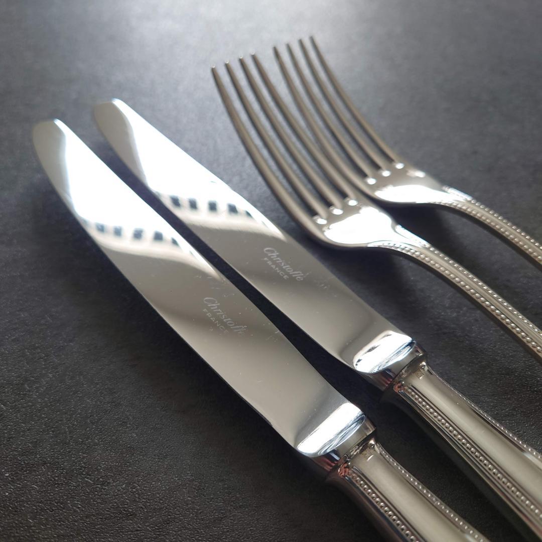 美品 クリストフル パール テーブルサイズ 未開封含む 6点