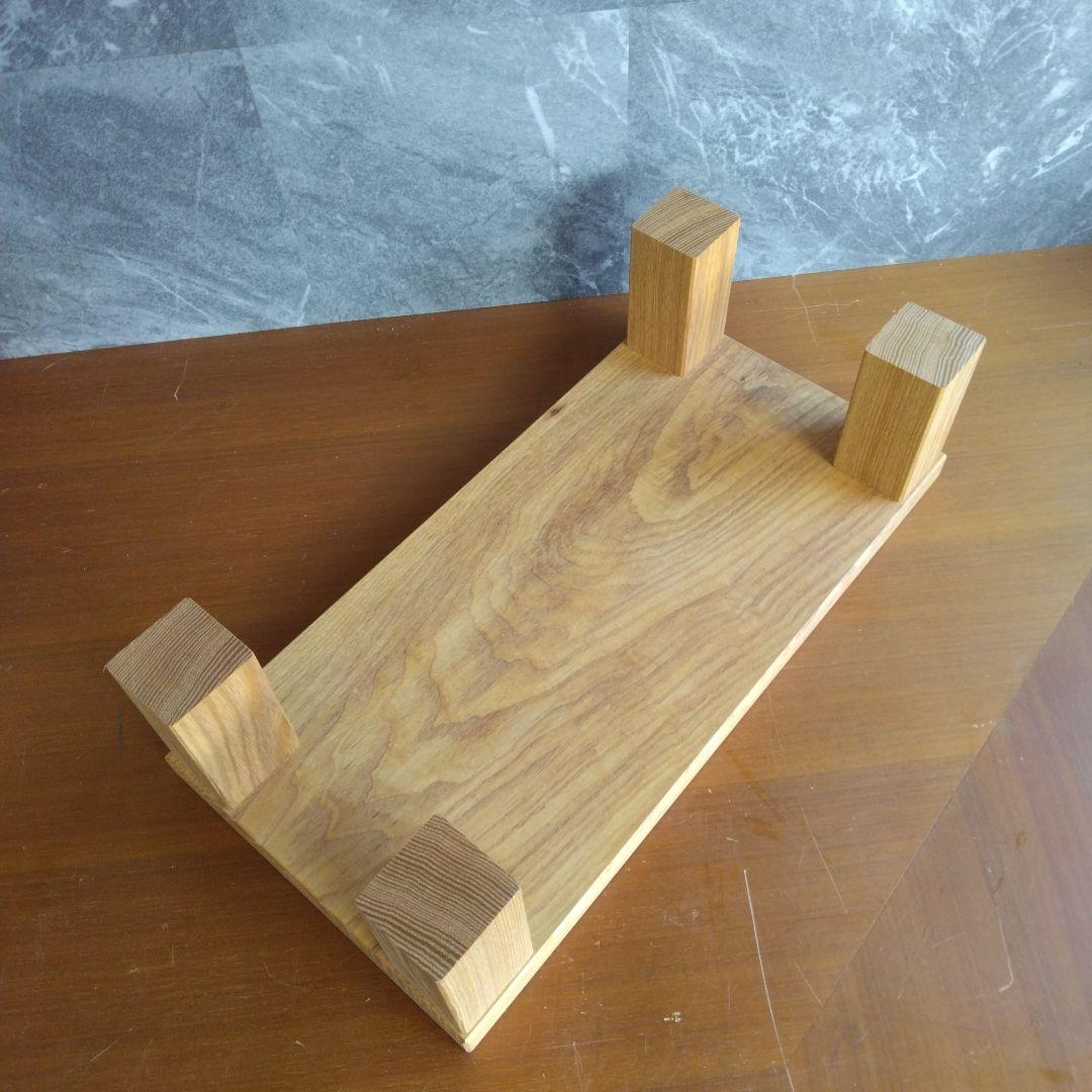 無垢材スピーカースタンド一対