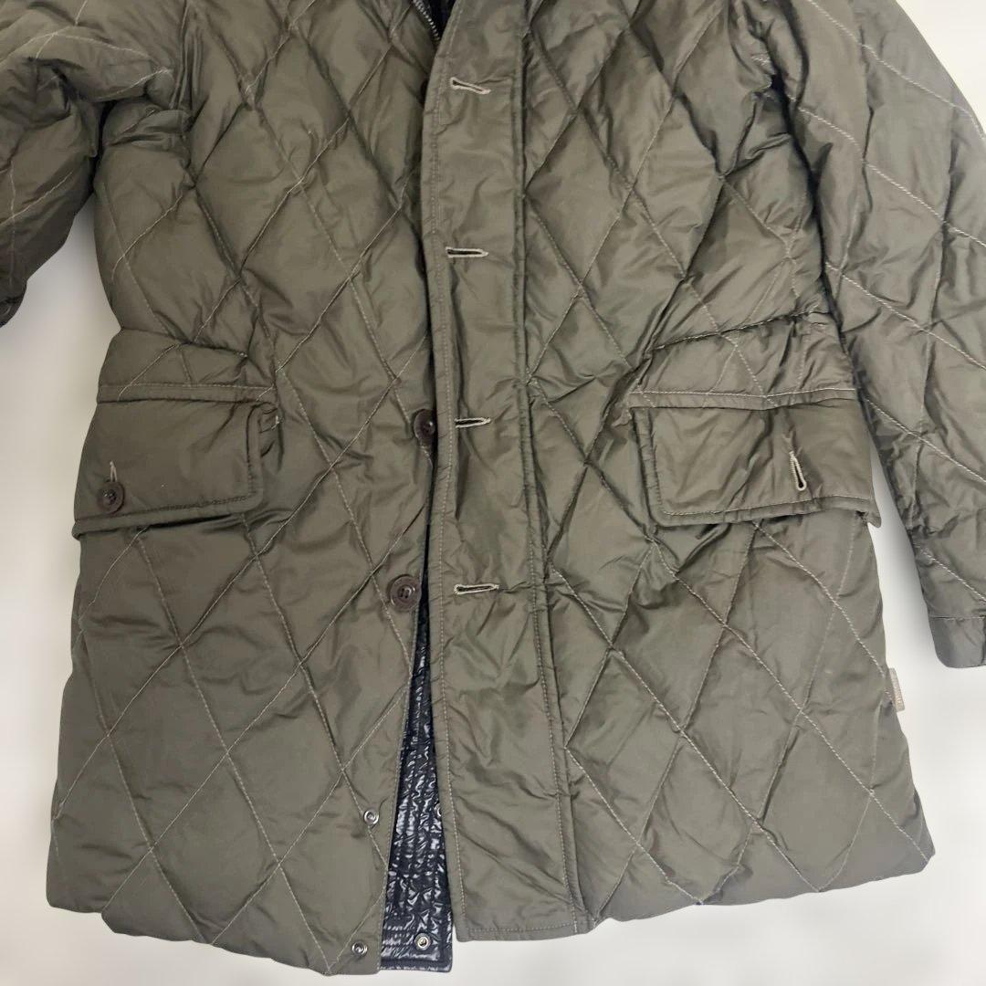 【美品】モンクレール アンドレ リバーシブルダウンコート ブラック　ファー　L