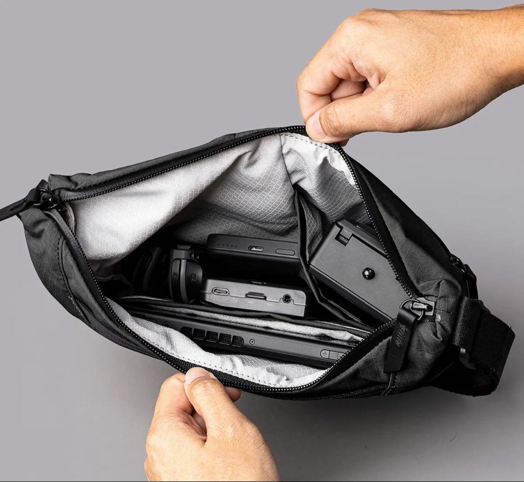 アルパカ スリング&ショルダー　黒