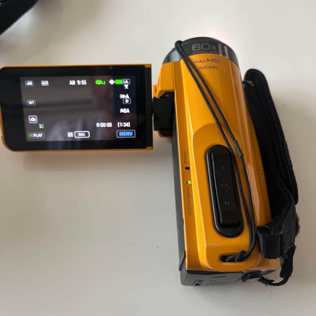 JVC GZ-R470Y ビデオカメラ 防水 60倍ズーム