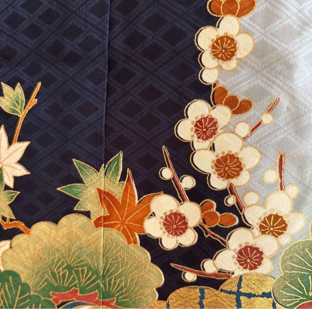 お宮参り　産着　帽子よだれかけセット　男の子