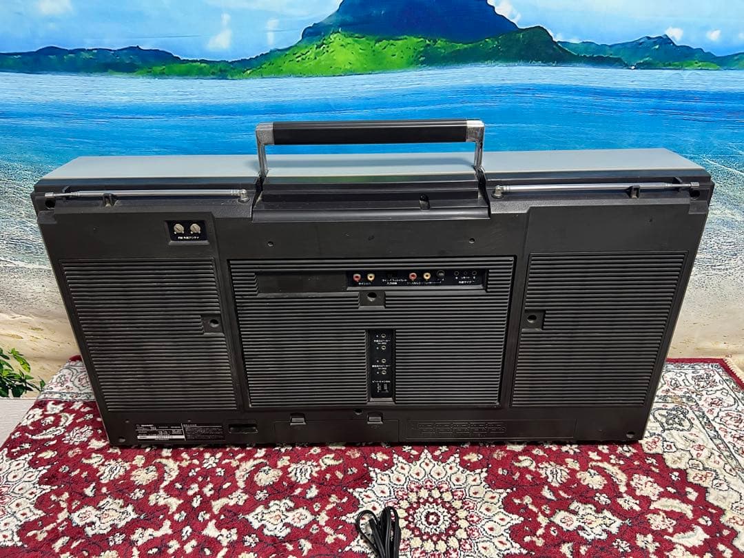 動作品！SHARP シャープ GF-999 昭和レトロ 大型ラジカセ Wラジカセ