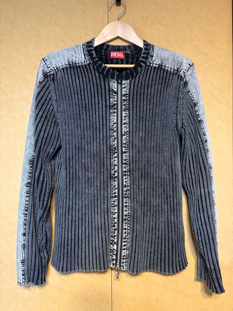 sサイズ diesel k-matty ダブルジップカーディガン