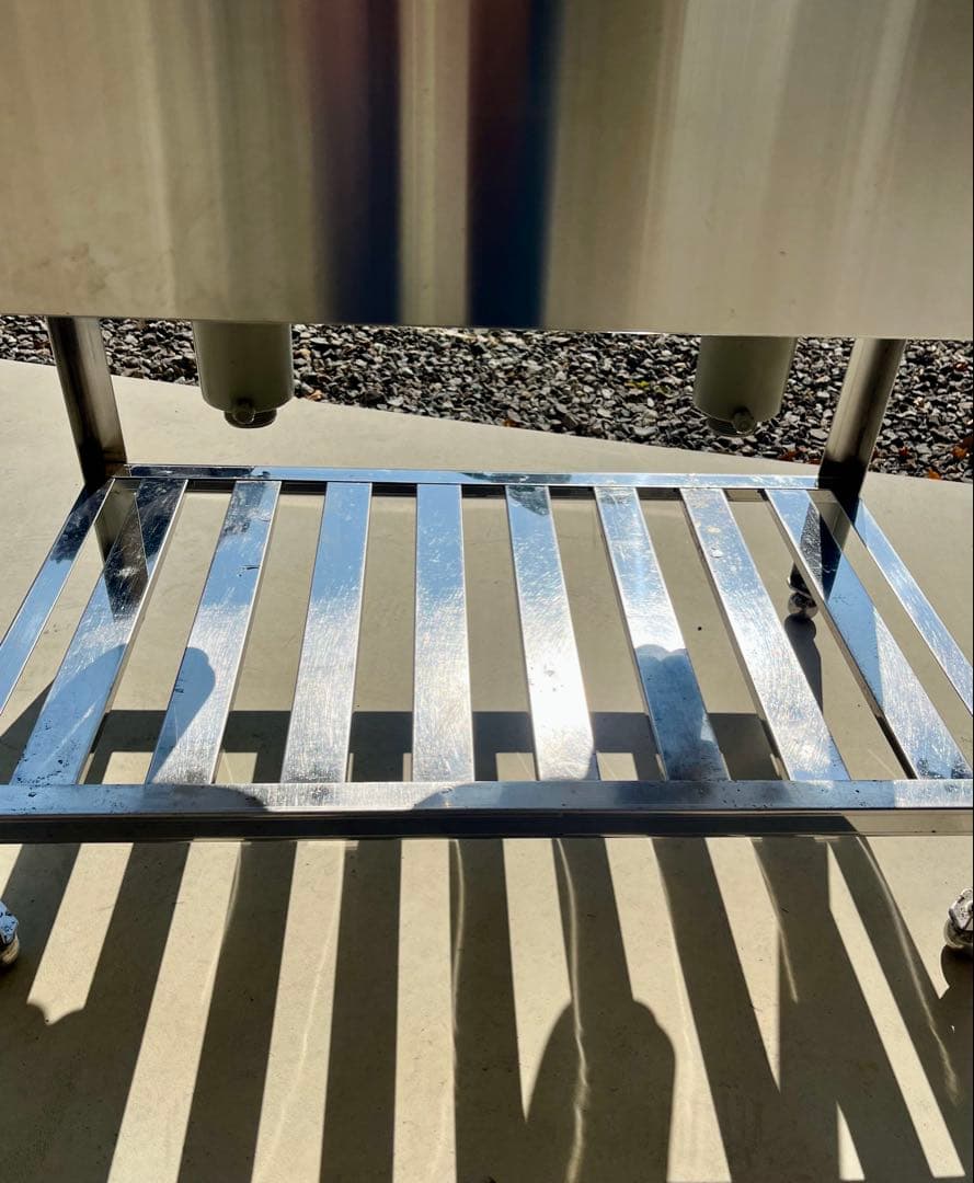 ステンレス2槽シンク 流し台　900×600×800