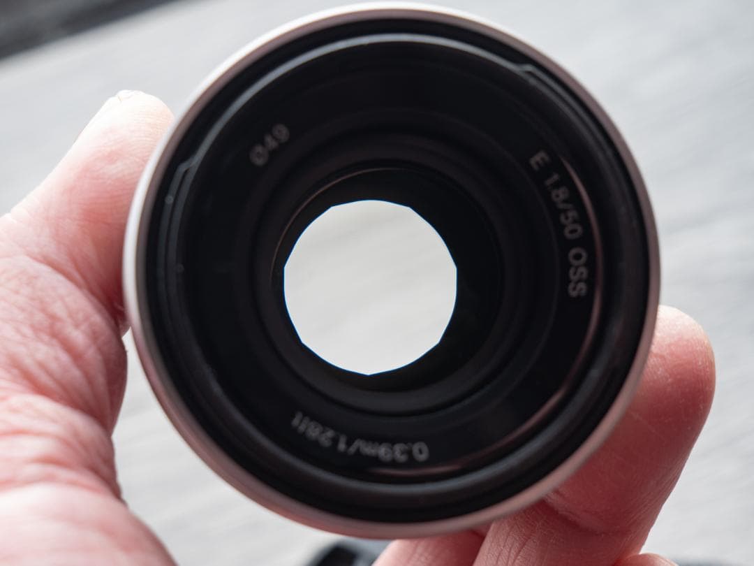 SONY E 50mm F1.8 OSS SEL50F18 完動・中古並品