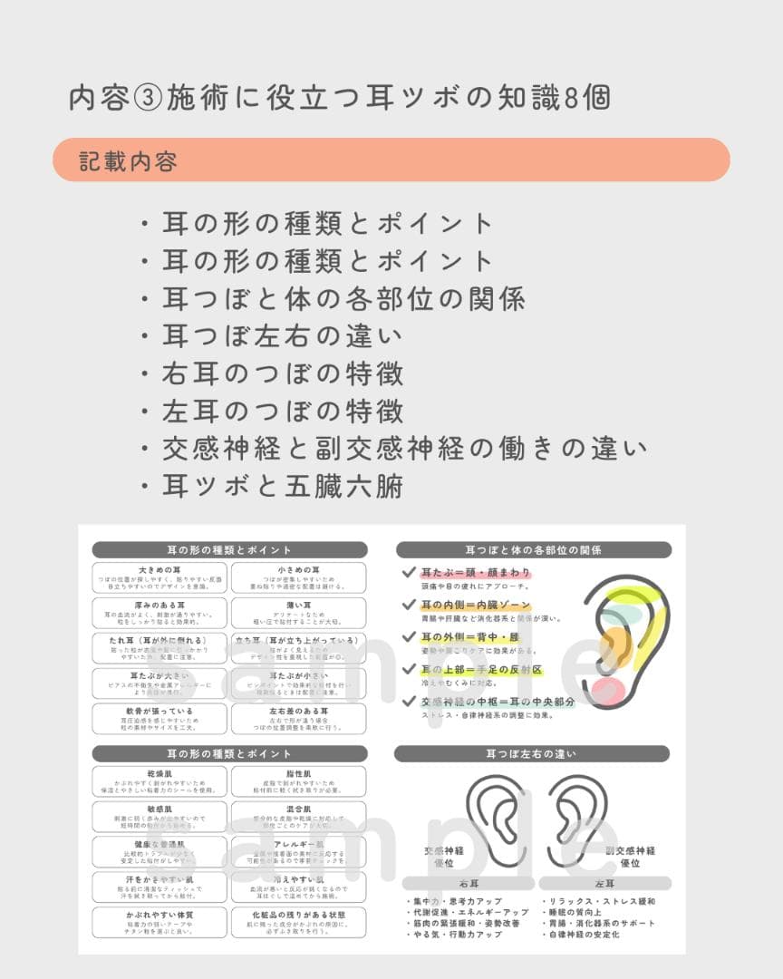 耳ツボジュエリー | 耳つぼ症状辞典 | 耳つぼ施術ハンドブックセット