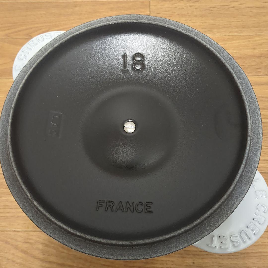 【未使用】ル・クルーゼ　ココット　エブリィ 18 インナーリッド　2点セット