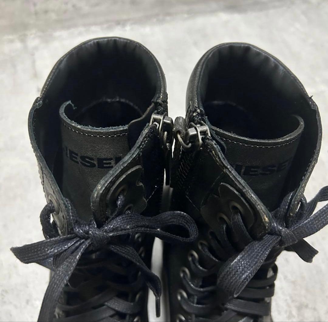 靴 00s archive DIESEL leather boots y2k