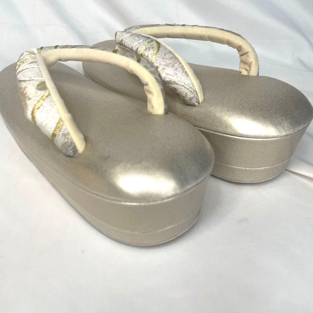 新品　草履　バッグ　セット　訪問着　M 低反発草履　フォーマル系　日本製